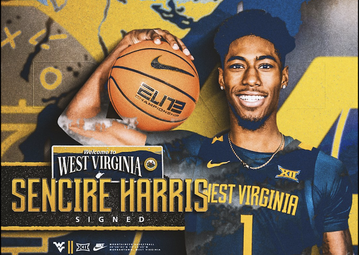West Virginia Officially Signs Sencire Harris | Blue Gold Sports